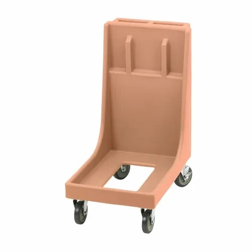 Cambro Camdolly CD300H157 Open Frame Coffee Beige Food Carrier Dolly With Handle