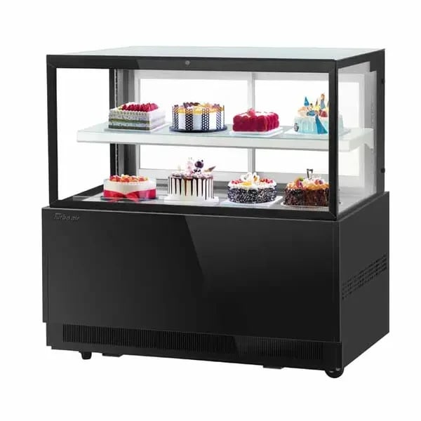 Commercial Refrigeration Parts — Turbo Air TBP60-46FN-B Refrigerated Black Bakery Display Case 59"W