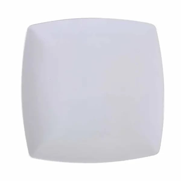 Thunder Group 29009WT Classic White 9" x 9" Square Melamine Plate | Case of 12