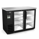Kelvinator KCHBB48G Stainless Steel Top Back Bar Cooler with Glass Doors 49"W
