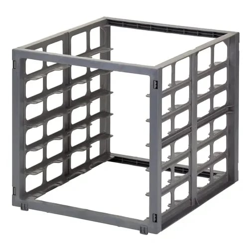 Cambro Camshelving CSUPR1826S6580 Premium Or Element Series 6-Full Size Brushed Graphite Sheet Pan Rack