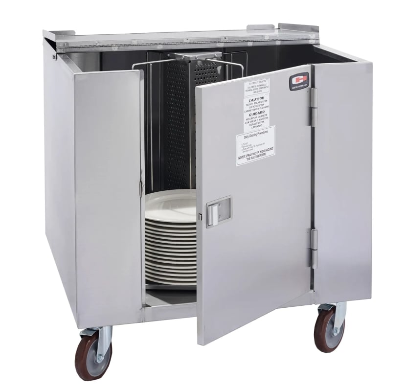 Carter-Hoffmann Oven Parts — Carter-Hoffmann® CD260 Plate Dispenser Ambient 4 Silos 252 Plate Capacity 12 Inch Max Plate Size