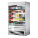 Turbo Air TOM-48ES-N Stainless Steel Vertical Air Curtain Open Display Merchandiser 48"W