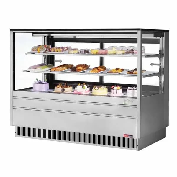 Turbo Air TCGB-72UF-SS-N Refrigerated Bakery Display Case 71-7/8"W