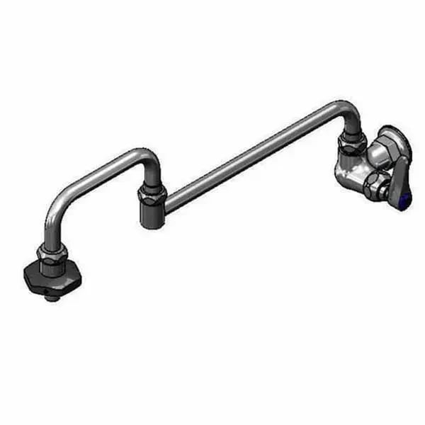 Commercial Kitchen Plumbing Fittings — T&S B-0592-LVR Wall Mount Pot Filler Faucet