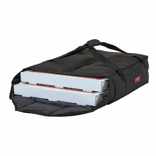 Cambro Gobag GBPP218110 Black Pizza Delivery Bag 19-1/4" X 19-1/2" X 8-1/4"