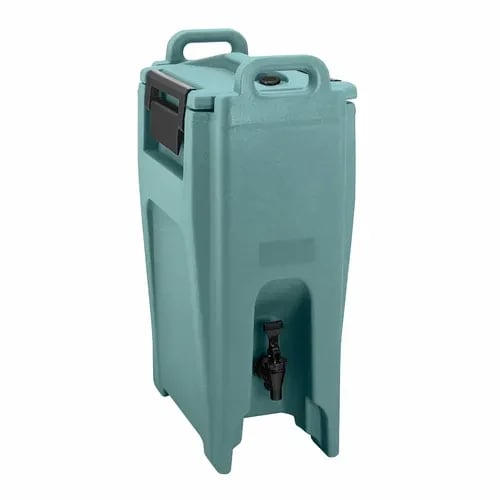 Cambro Camtainer UC500401 5-1/4 Gallon Insulated Slate Blue Beverage Dispenser