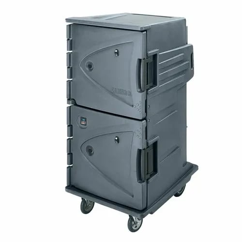 Cambro Camtherm CMBH1826TBC191 Granite Gray Hot Cart