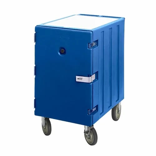 Cambro Camcart 1826LTCSP186 Insulated Navy Blue Front Loader Food Carrier