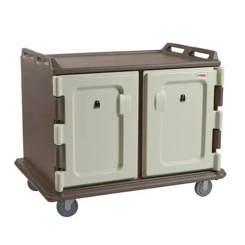 Cambro MDC1418S20194 Granite Sand Meal Delivery Cart