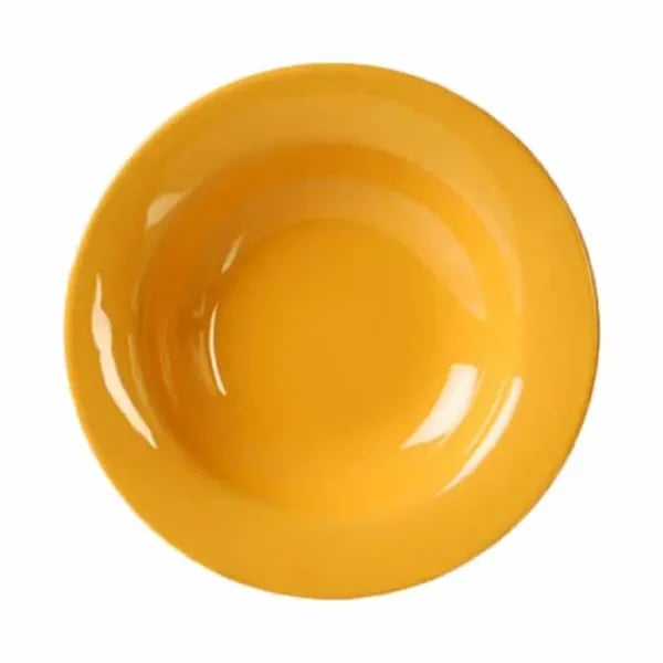 Thunder Group CR5077YW Yellow 8 oz. Melamine Salad Bowl | Case of 12