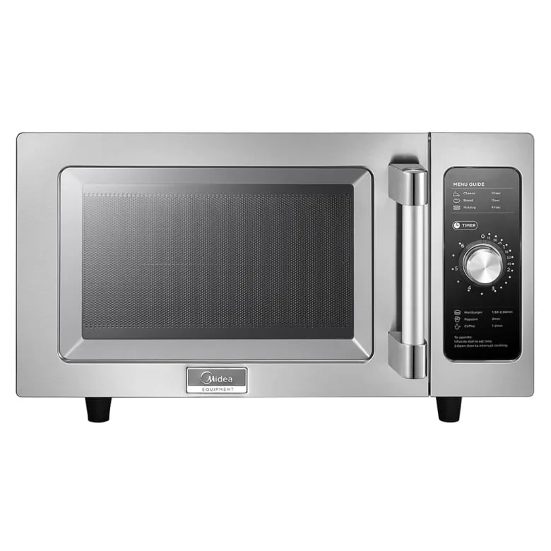 Midea-1000w Commercial Microwave w/ Dial Control - 120v (1025F0A)