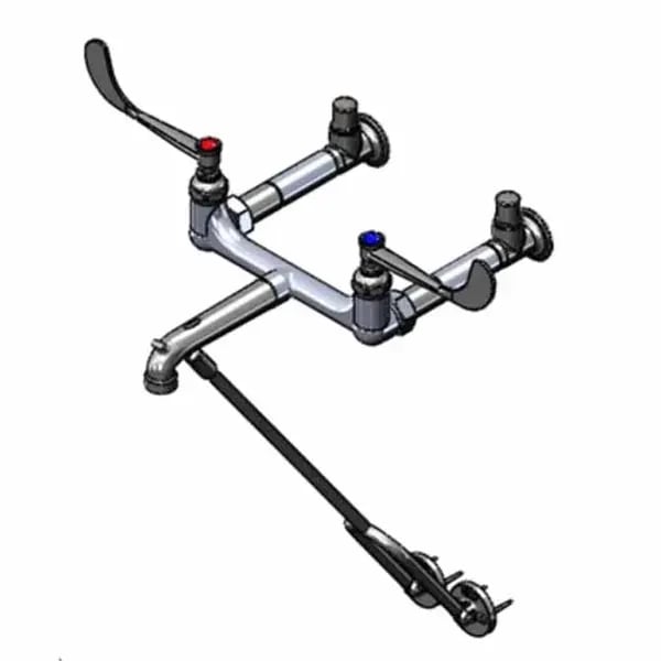 T&S B-0664-01 8" Wall Mount Service Sink Faucet