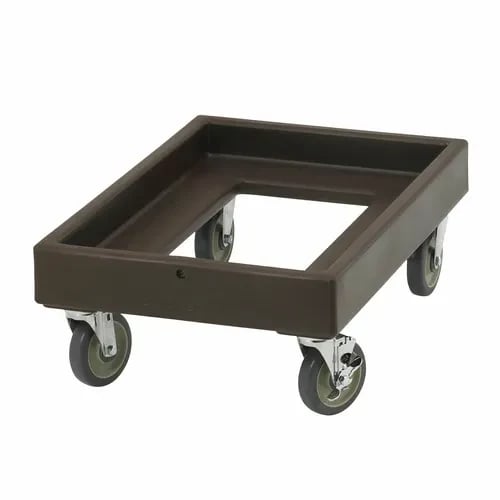 Cambro Camdolly CD300131 Open Frame Dark Brown Food Carrier Dolly