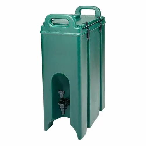 Cambro Camtainer 500LCD519 4-3/4 Gallon Insulated Kentucky Green Beverage Dispenser
