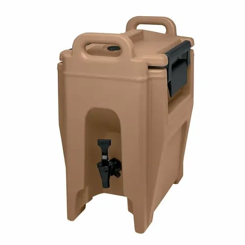 Cambro Camtainer UC250157 2-3/4 Gallon Insulated Coffee Beige Beverage Dispenser