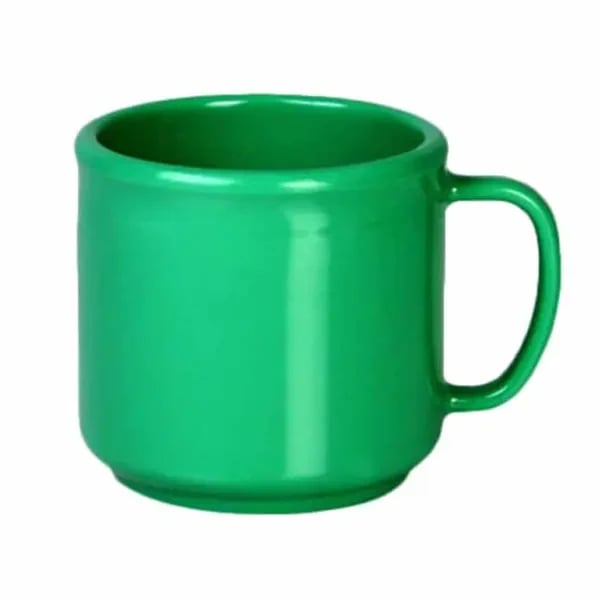 Thunder Group CR9035GR Green 10 oz. Melamine Mug/Cup | Case of 12