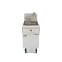 Frymaster MJ1CF-LP 60-80 lb. Open Pot Liquid Propane Floor Fryer with Casters