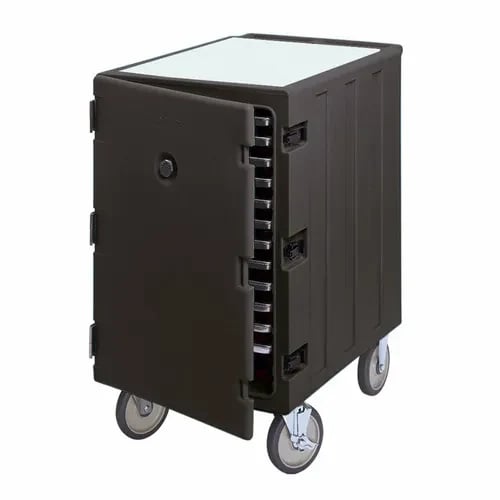 Cambro Camcart 1826LTC615 Insulated Charcoal Gray Front Loader Food Carrier