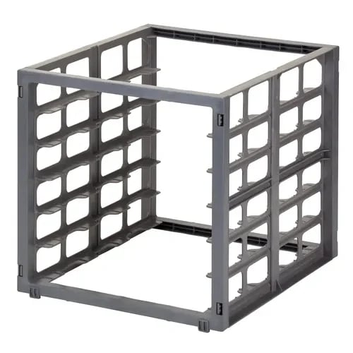 Cambro Camshelving CBUPR1826S6580 Basic Series 6-Full Size Brushed Graphite Sheet Pan Rack