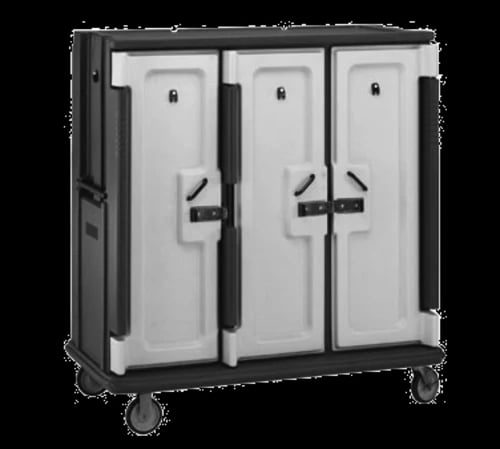 Cambro MDC1520T30615 Charcoal Gray Meal Delivery Cart