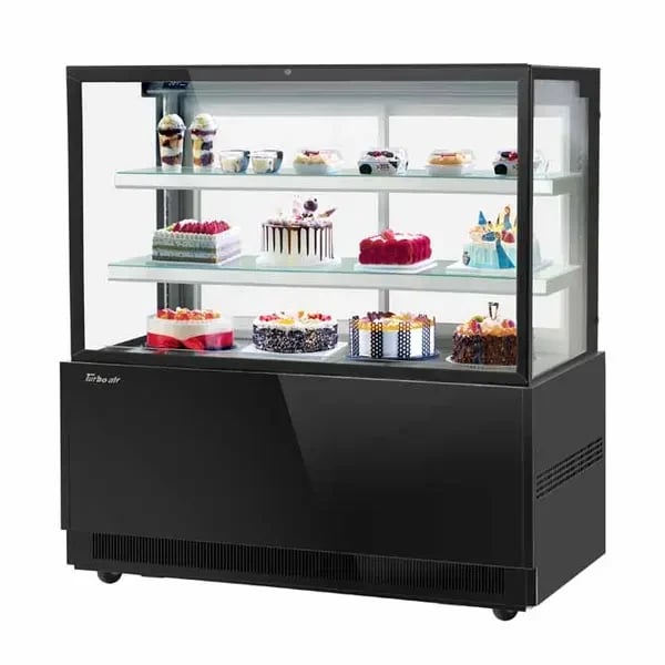Turbo Air TBP60-54FN-B Refrigerated Black Bakery Display Case 59"W