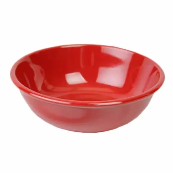 Thunder Group CR5807PR Pure Red 32 oz. Melamine Salad Bowl | Case of 12