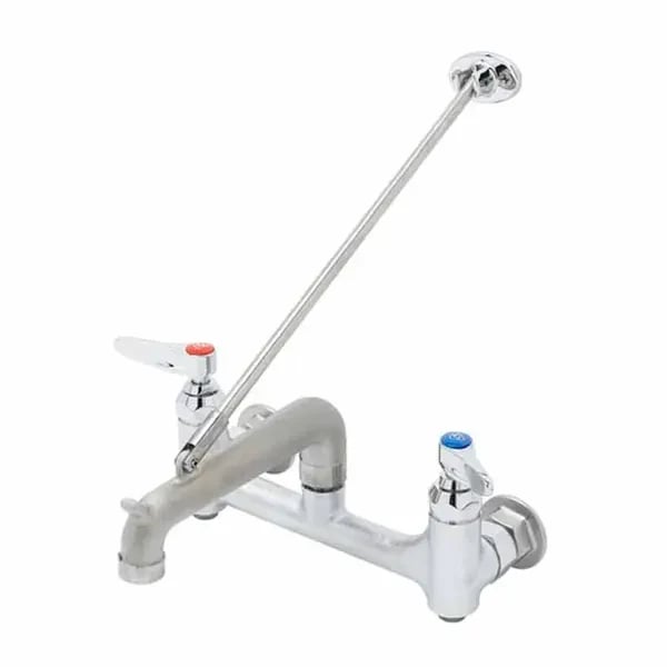 T&S B-0660-BSTR 8" Wall Mount Service Sink Faucet