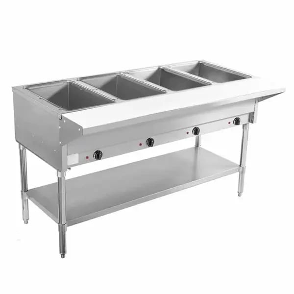 BevLes BVST-4-240 4-Well 208-230V Electric Hot Food Table 58"W