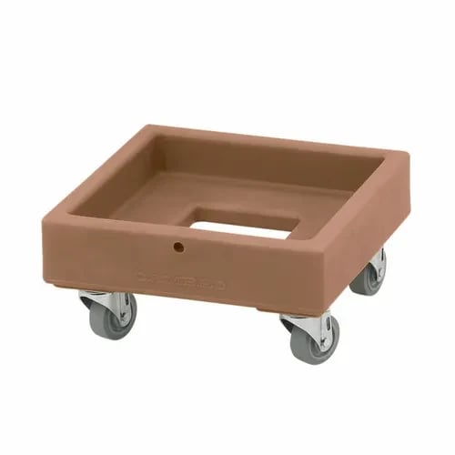 Cambro Camdolly CD1313157 Open Frame Coffee Beige Food Carrier Dolly