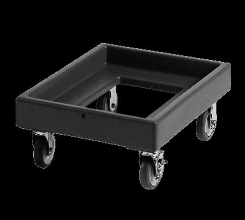Cambro Camdolly CD300615 Open Frame Charcoal Gray Food Carrier Dolly