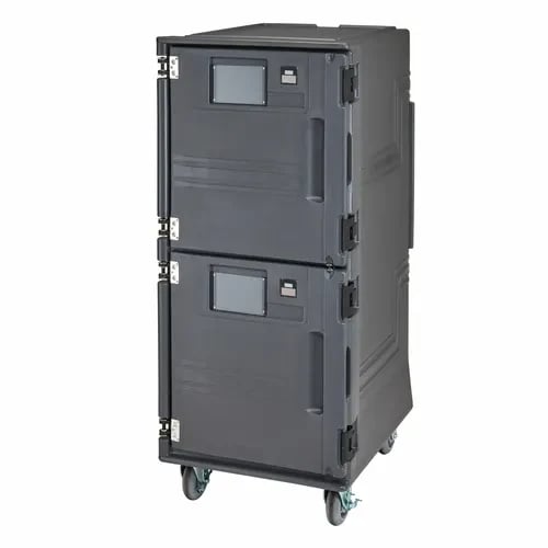Cambro Pro Cart Ultra PCUCH615 Charcoal Gray Hot/Cold Cart