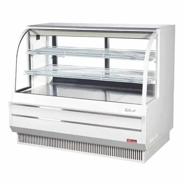 Turbo Air TCGB-60DR-W Dry White Bakery Display Case 60-1/2"W