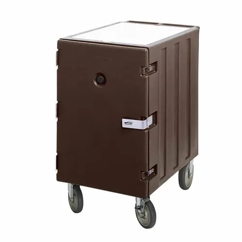 Cambro Camcart 1826LTCSP131 Insulated Dark Brown Front Loader Food Carrier