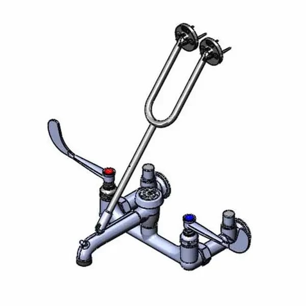 T&S B-0657-01 8" Wall Mount Service Sink Faucet