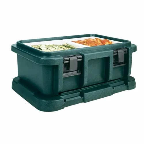 Cambro Ultra Pan Carrier UPC160192 Granite Green Top Loader 6" Deep