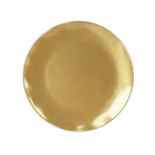 Thunder Group RF1010G Gold Pearl 10-1/2" Melamine Plate | Case of 6 — main image