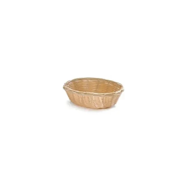 Tablecraft C1174W Natural Oval Woven Basket 9" x 6" x 2-1/4" | Pack of 12 — main image