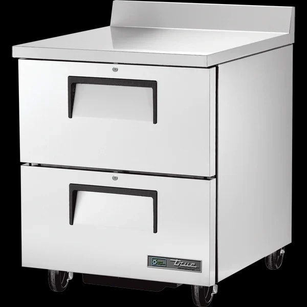 True TWT-27D-2-HC Worktop Refrigerator, 27", 2 Drawers — main image