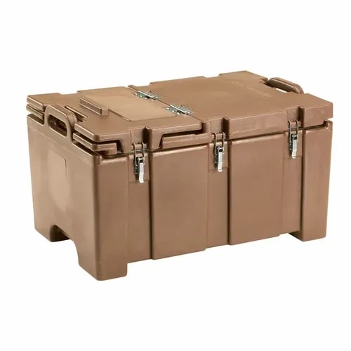 Cambro Camcarrier 100MPCHL157 Coffee Beige Top Loader 8" Deep — main image