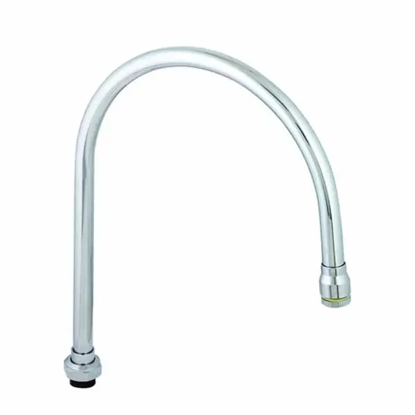 T&S 136X 14-11/16" Faucet Gooseneck Spout Nozzle — main image