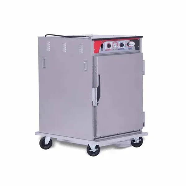 BevLes HCSS44W61 Insulated Solid Door Half Height Heated Holding Cabinet 28"W — main image