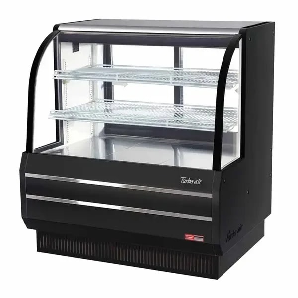 Turbo Air TCGB-48DR-B Dry Black Bakery Display Case 48-1/2"W — main image