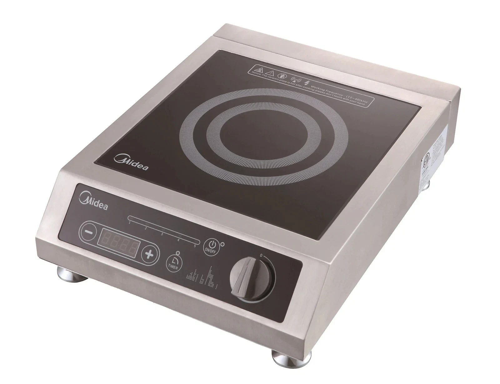 Midea- 3400 Watts Single Commercial Induction Cooker (MIC3400F) — main image