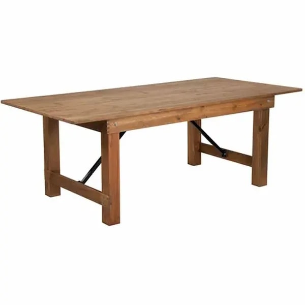 Flash Furniture XA-F-84X40-GG Wood Farm Table — main image