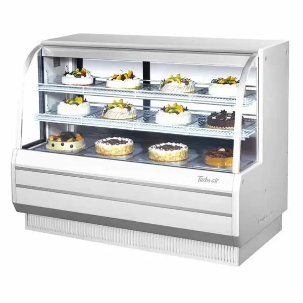 Turbo Air TCGB-60-W-N Refrigerated White Bakery Display Case 60-1/2"W — main image