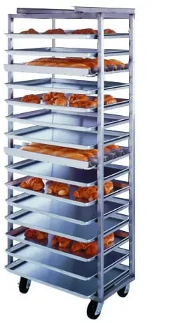 Doyon® RSROSL-8 Portable Roll-In Rack Single Width 8 Pan Capacity 18 Inch x 26 Inch Side-Loaded — main image