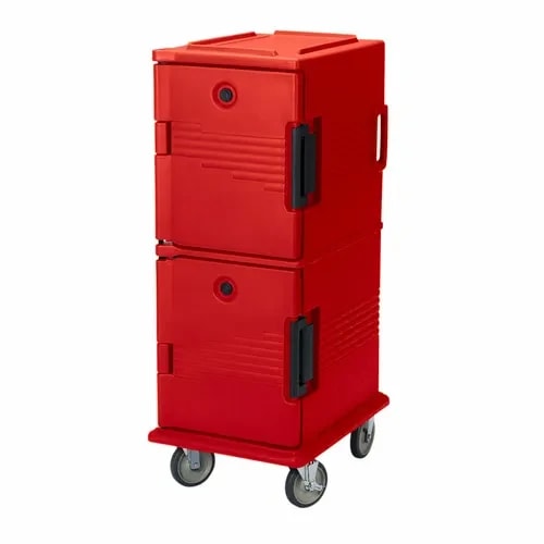 Cambro Ultra Cam Cart UPC800158 Insulated Hot Red Front Loader Food Carrier — main image