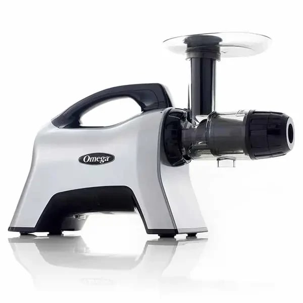 Omega NC1000HDS Premium Silver Low Speed Masticating Juicer and Nutrition System — main image