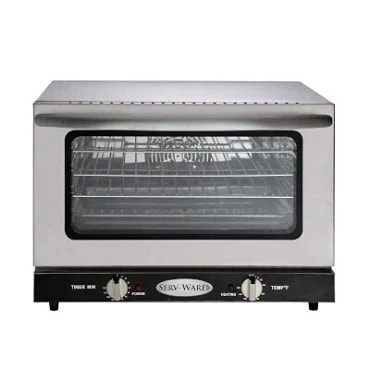 Serv-Ware ECO-47 Countertop Electric Convection Oven Half Size — main image